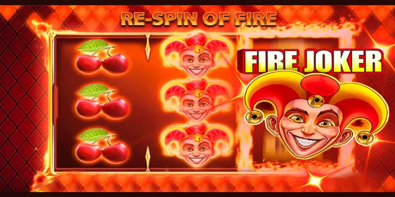 Hình ảnh chú hề trong Fire Joker Slot